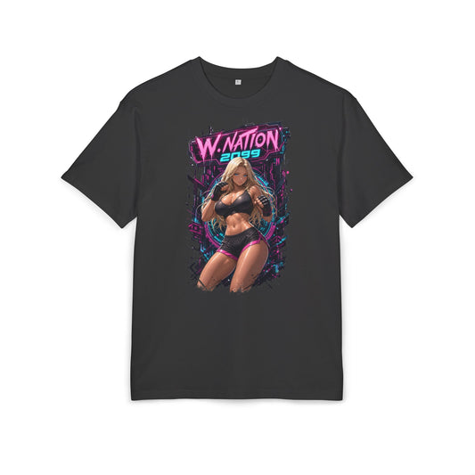 Kasia Ring Queen Tee oversized cyberpunk anime T-shirt — product view 2 of 24