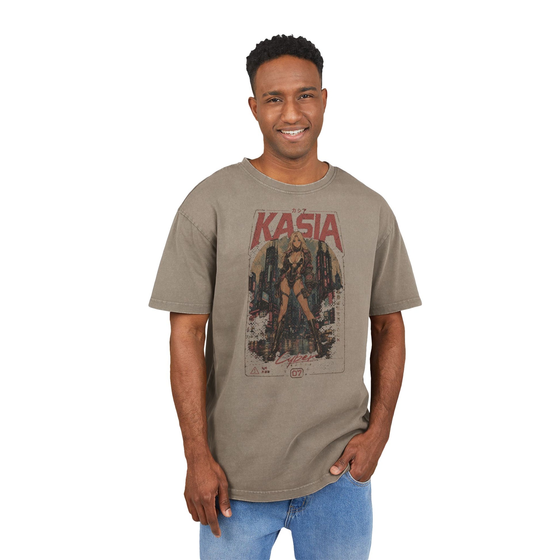 Kasia — Fight Club 99 Acid-Wash Tee — product view 8 of 13
