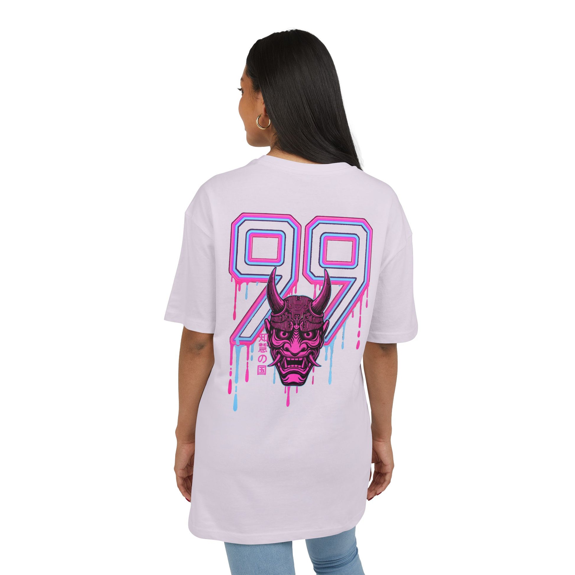 Kasia Ring Queen Tee oversized cyberpunk anime T-shirt — product view 21 of 24