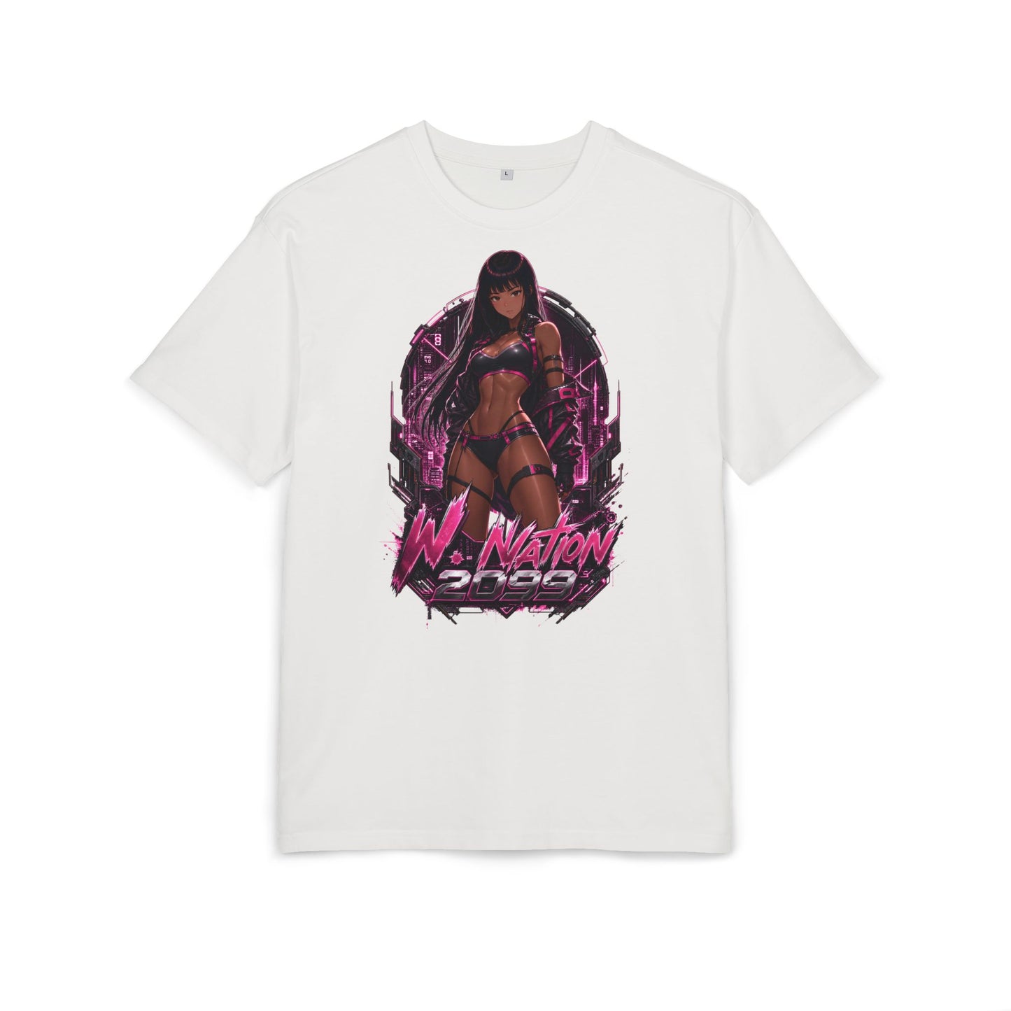 Vicki Plasma Tee oversized cyberpunk anime T-shirt — product view 3 of 24