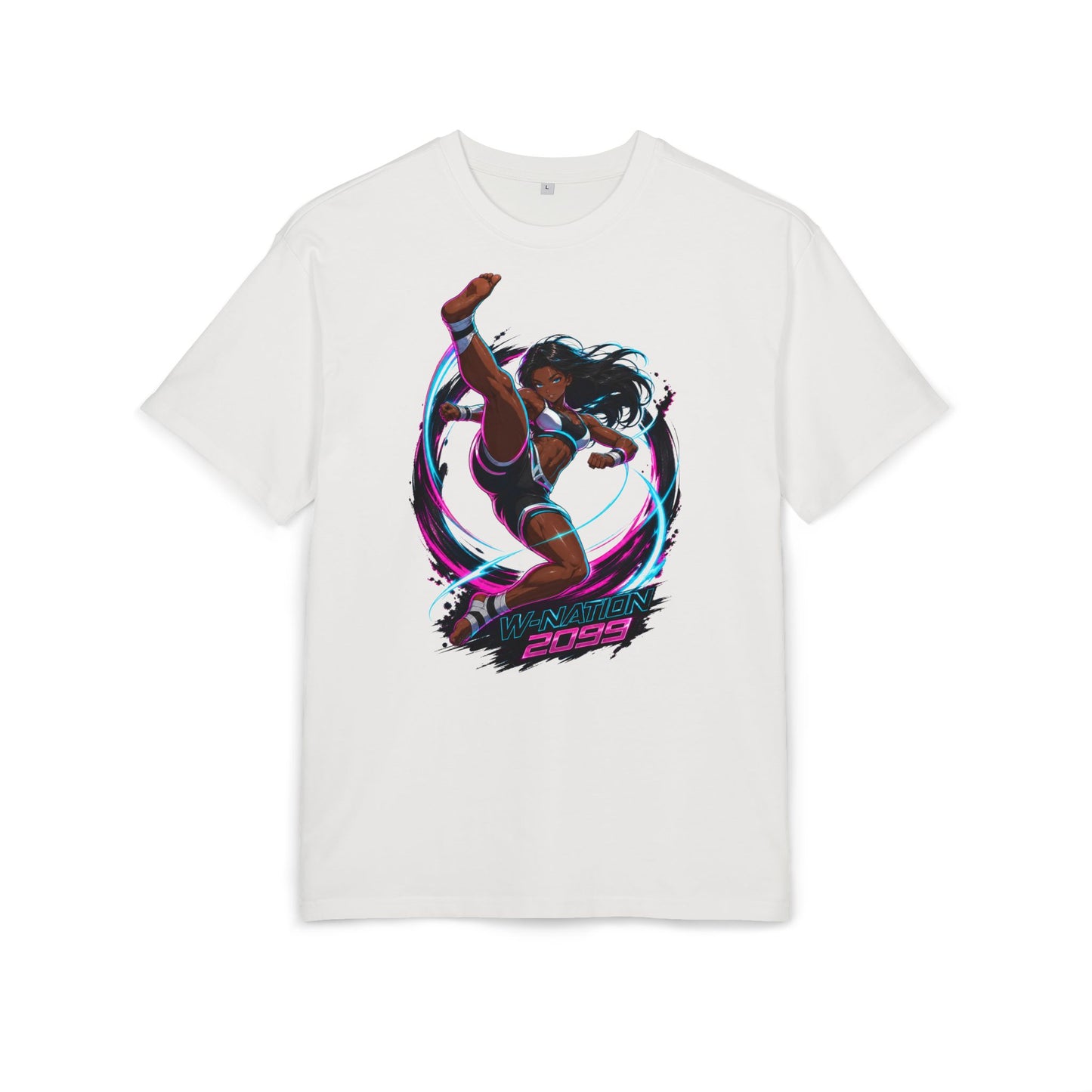 Vicki Cyclone Kick Tee oversized cyberpunk anime T-shirt — product view 3 of 24