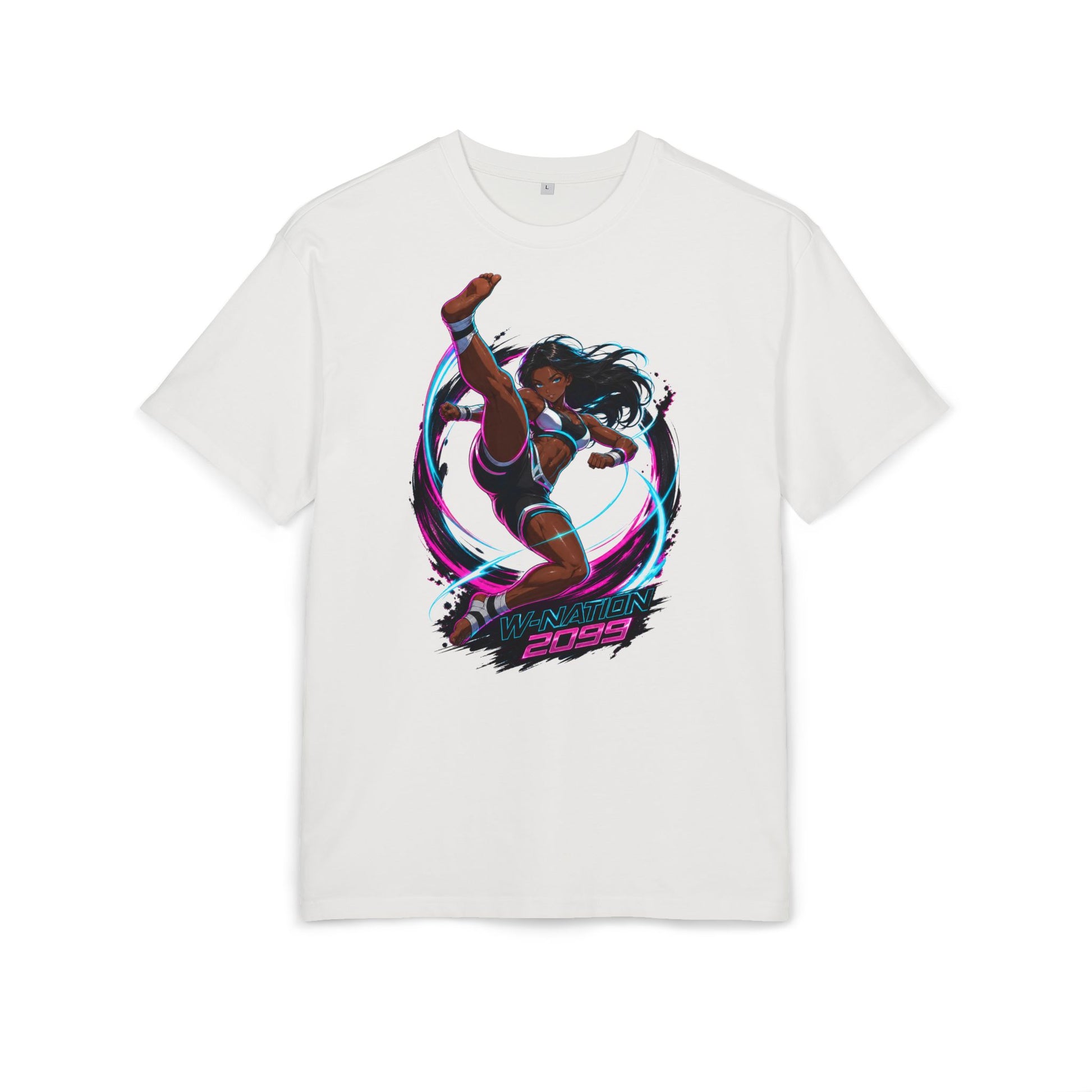 Vicki Cyclone Kick Tee oversized cyberpunk anime T-shirt — product view 3 of 24