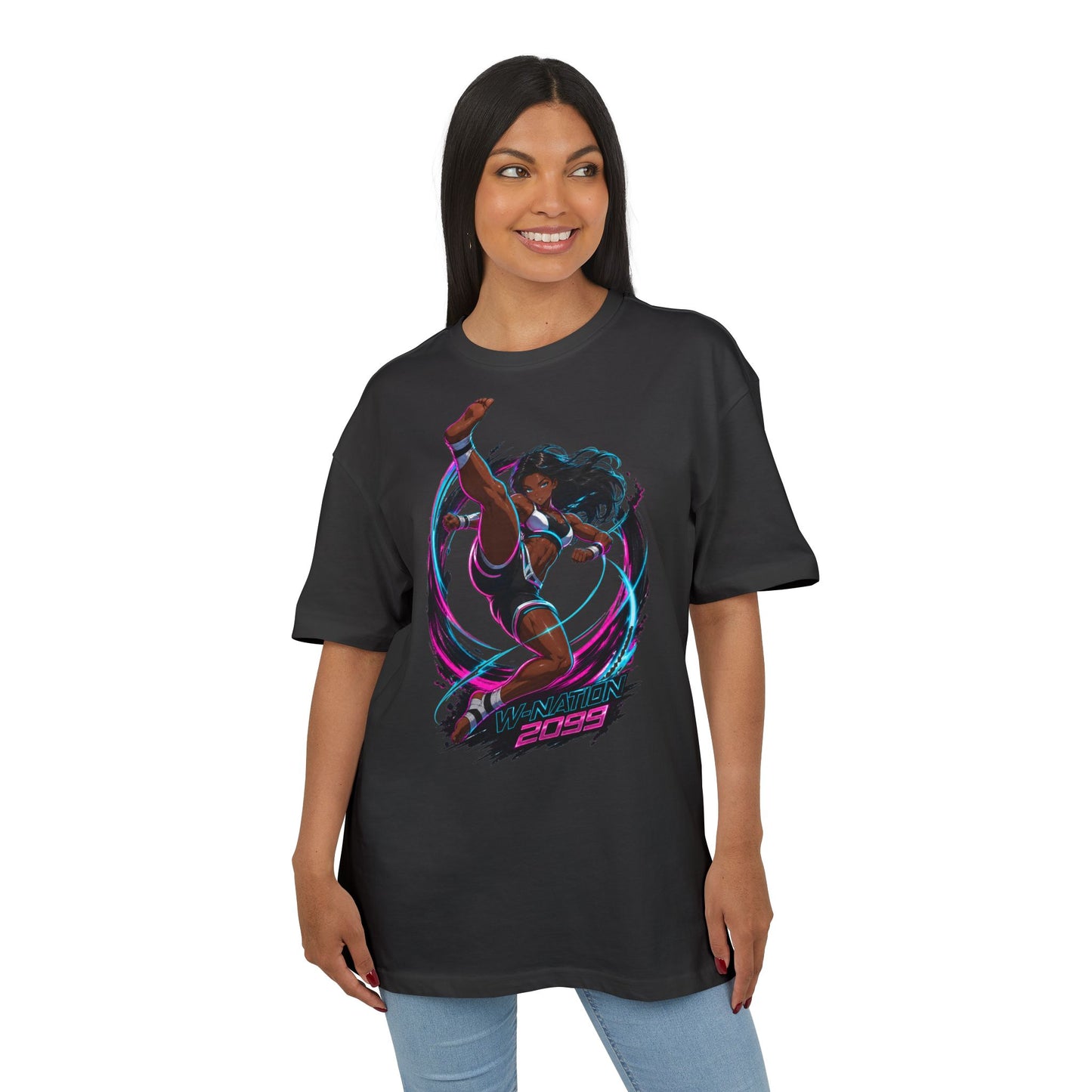 Vicki Cyclone Kick Tee oversized cyberpunk anime T-shirt — product view 11 of 24