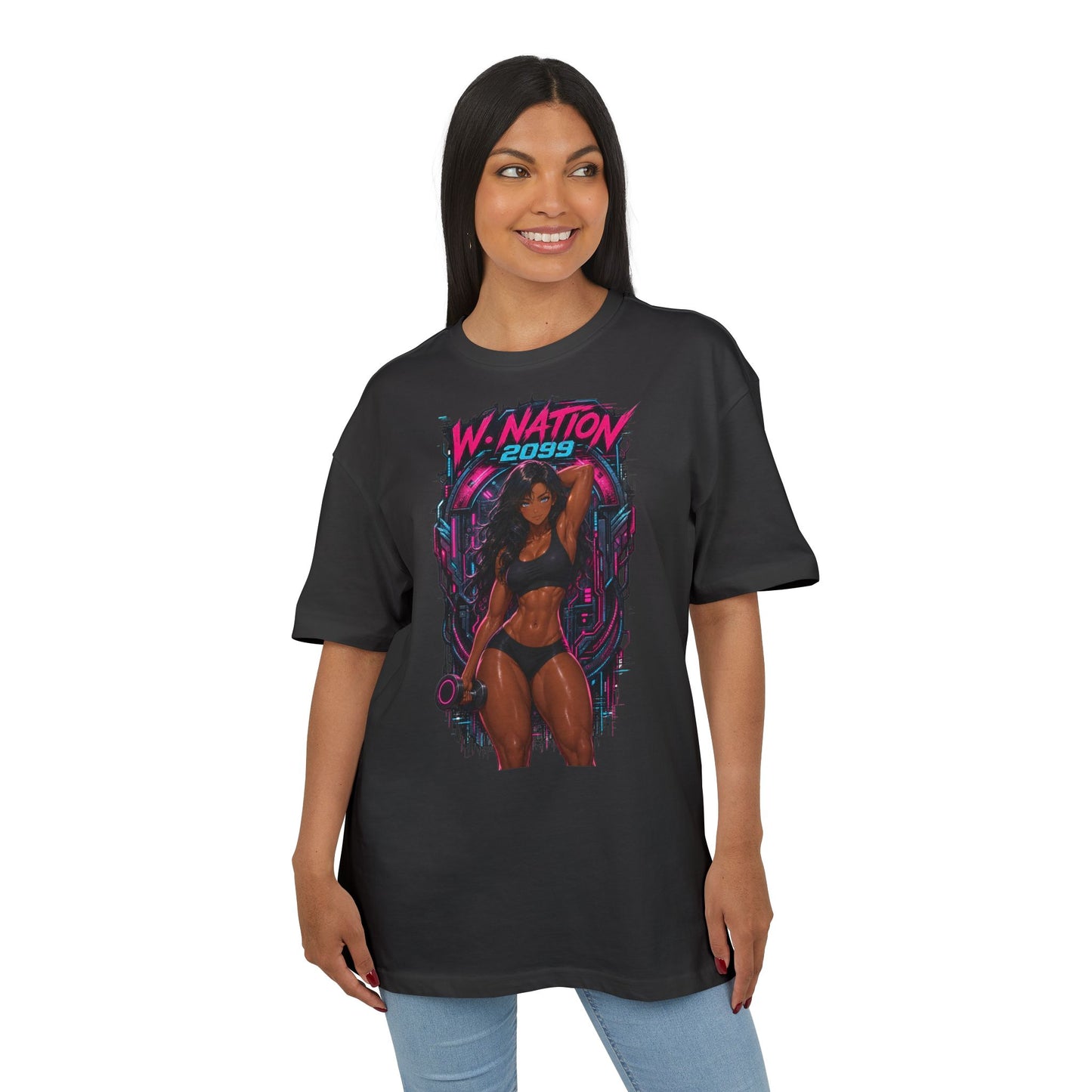 Vicki Heatwave Tee oversized cyberpunk anime T-shirt — product view 11 of 24