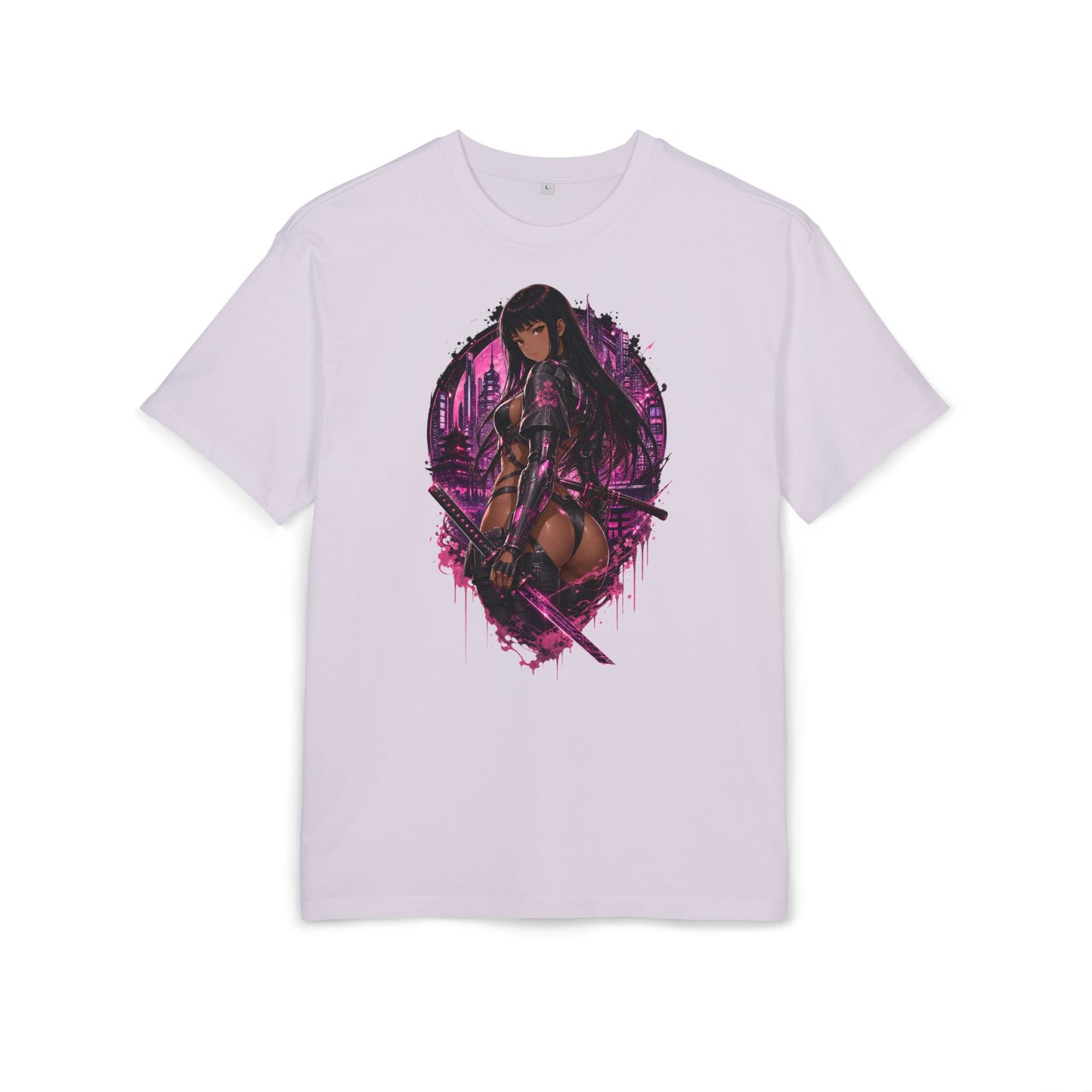 Kim Neon Blade Tee oversized cyberpunk anime T-shirt — product view 5 of 24
