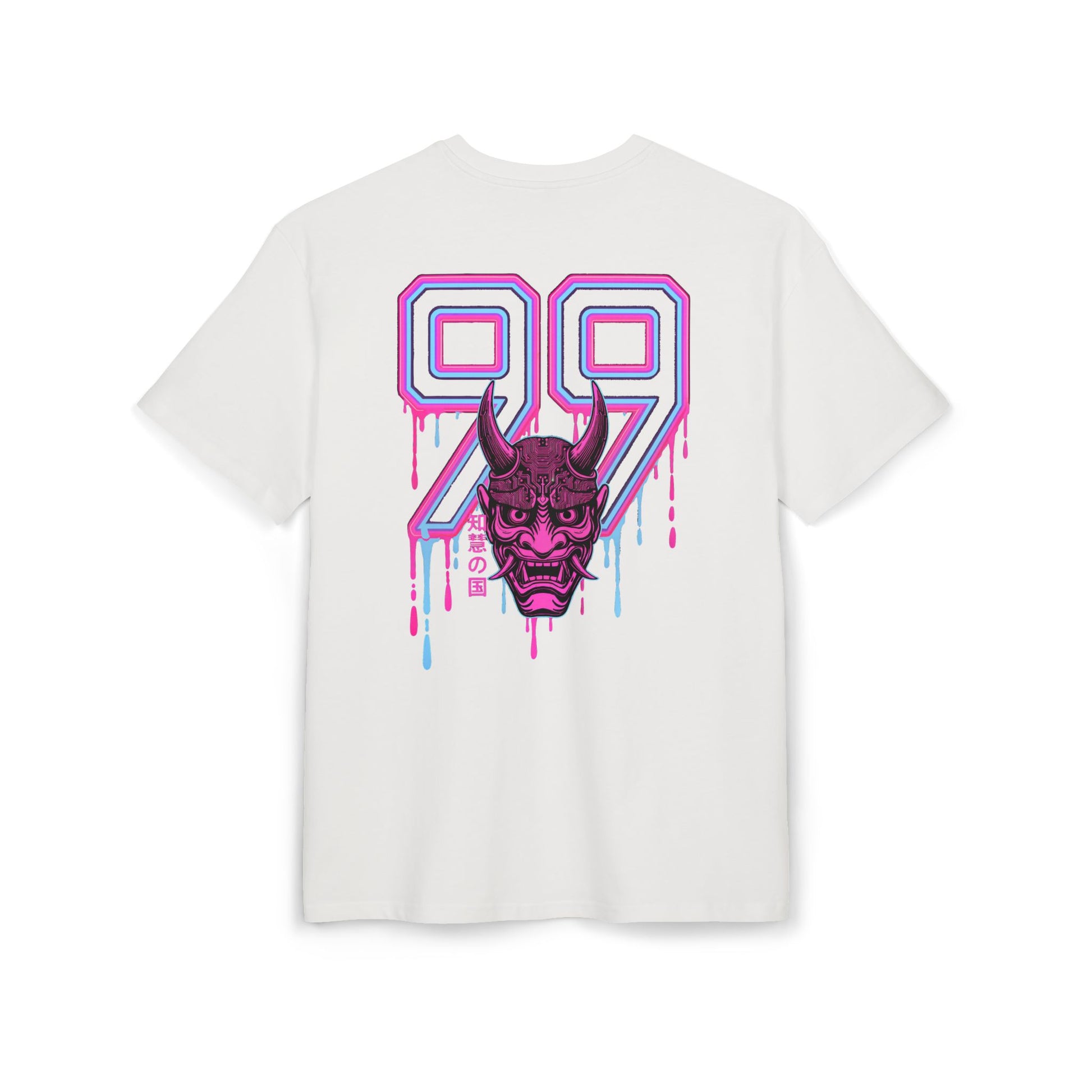 Kim White Gi Tee oversized cyberpunk anime T-shirt — product view 13 of 24