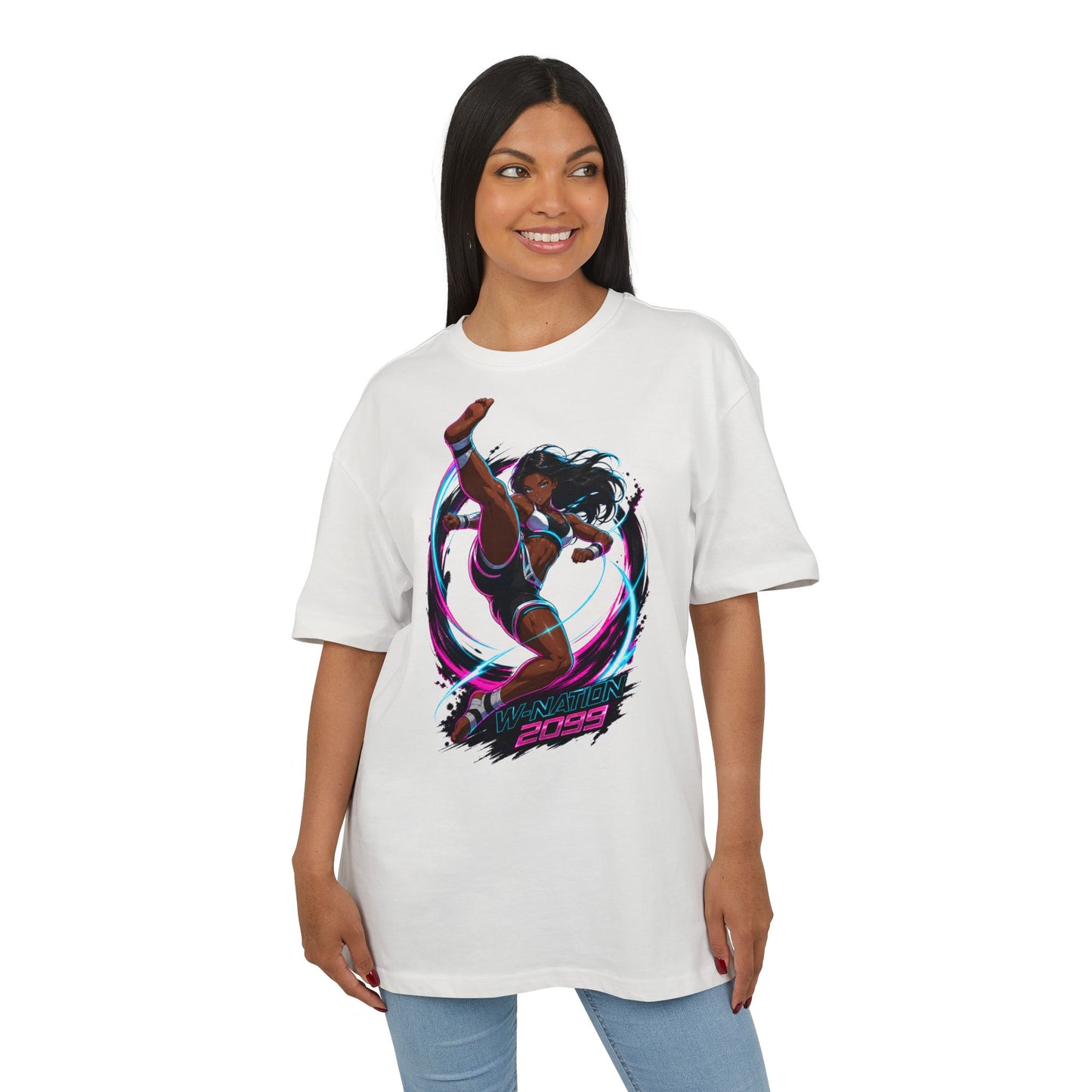 Vicki Cyclone Kick Tee oversized cyberpunk anime T-shirt — product view 14 of 24