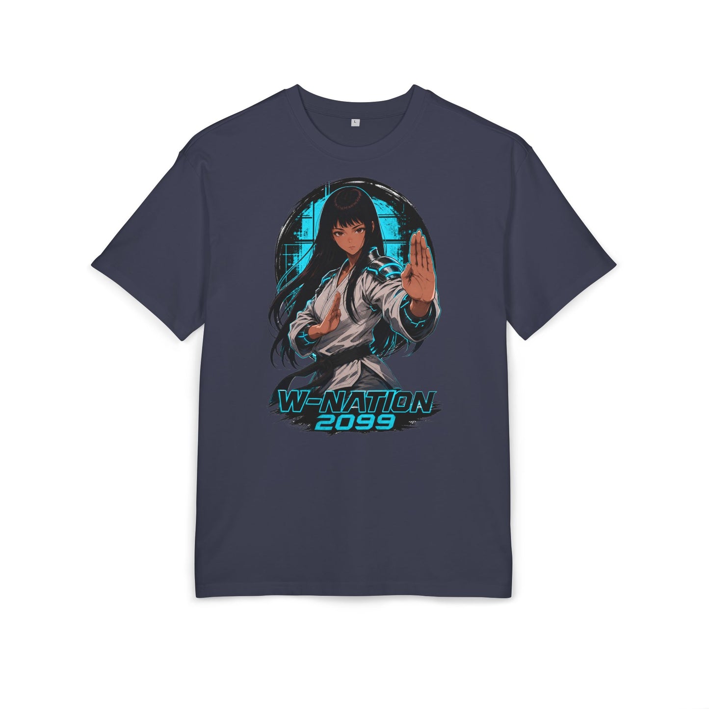 Kim White Gi Tee oversized cyberpunk anime T-shirt — product view 6 of 24