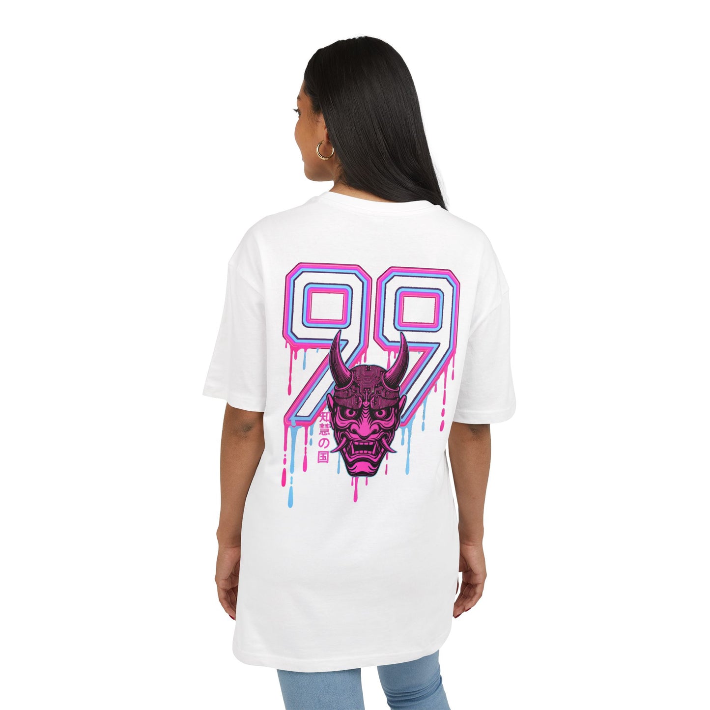 Kasia Ring Queen Tee oversized cyberpunk anime T-shirt — product view 9 of 24