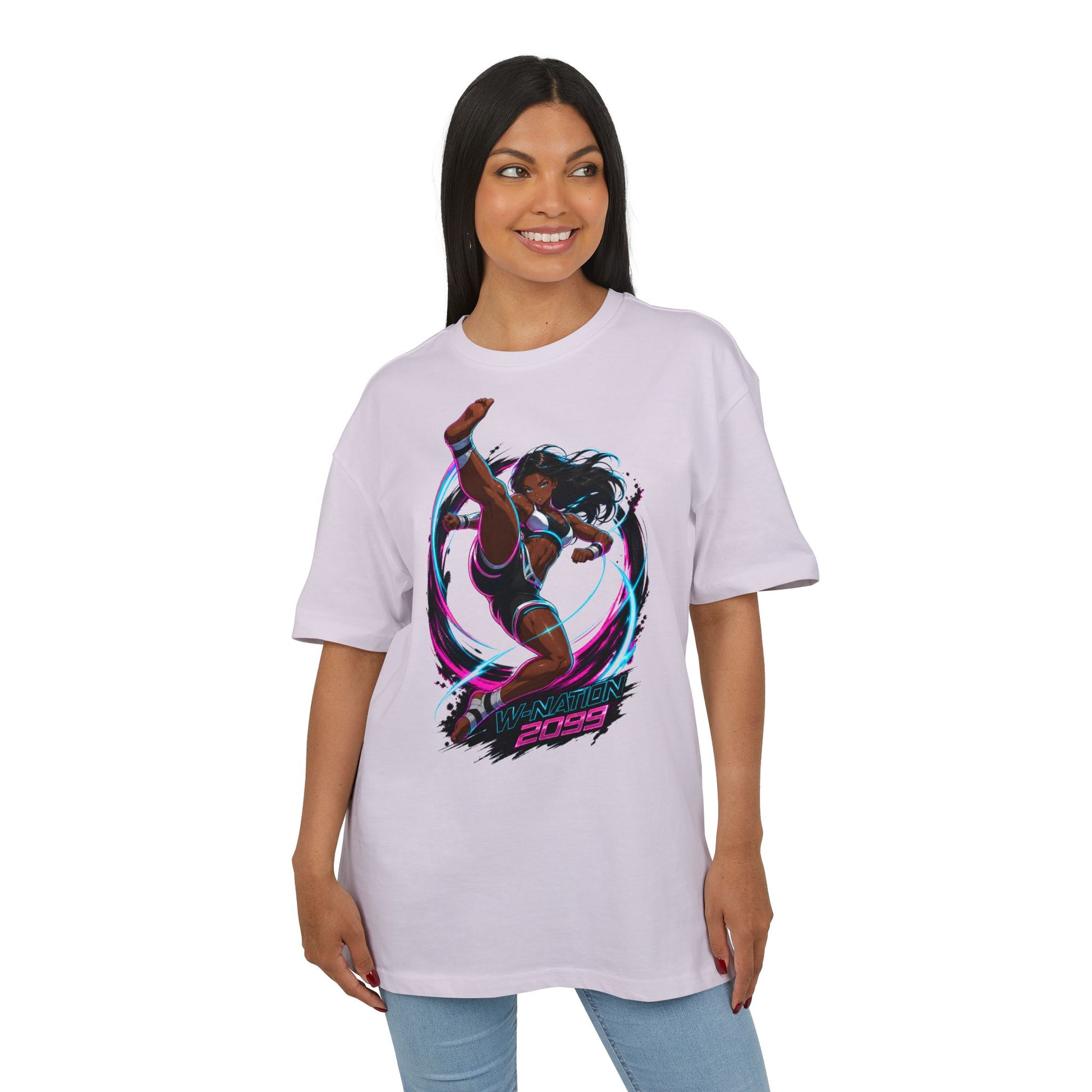 Vicki Cyclone Kick Tee oversized cyberpunk anime T-shirt — product view 20 of 24