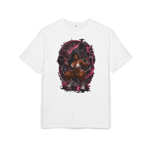 Vicki Midnight Rio oversized cyberpunk anime graphic T-shirt from W. Nation 2099