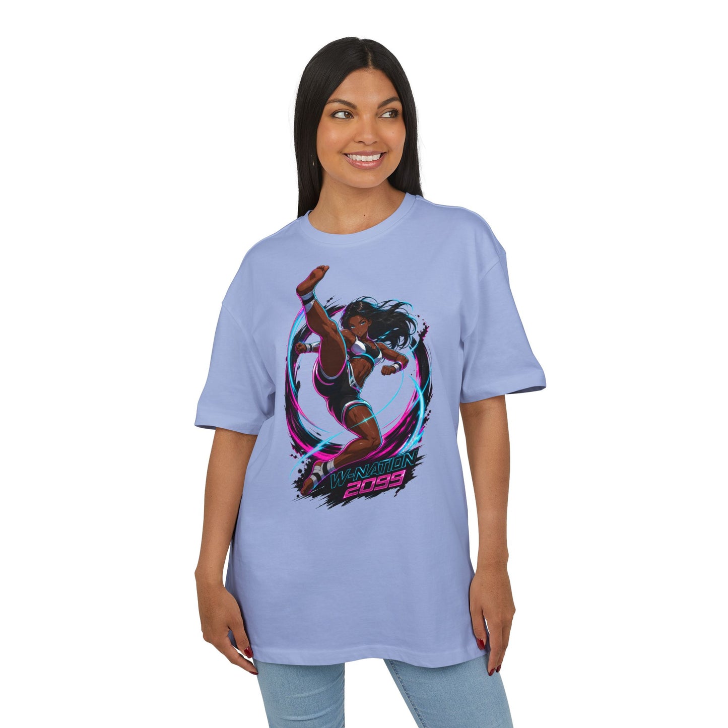 Vicki Cyclone Kick Tee oversized cyberpunk anime T-shirt — product view 17 of 24