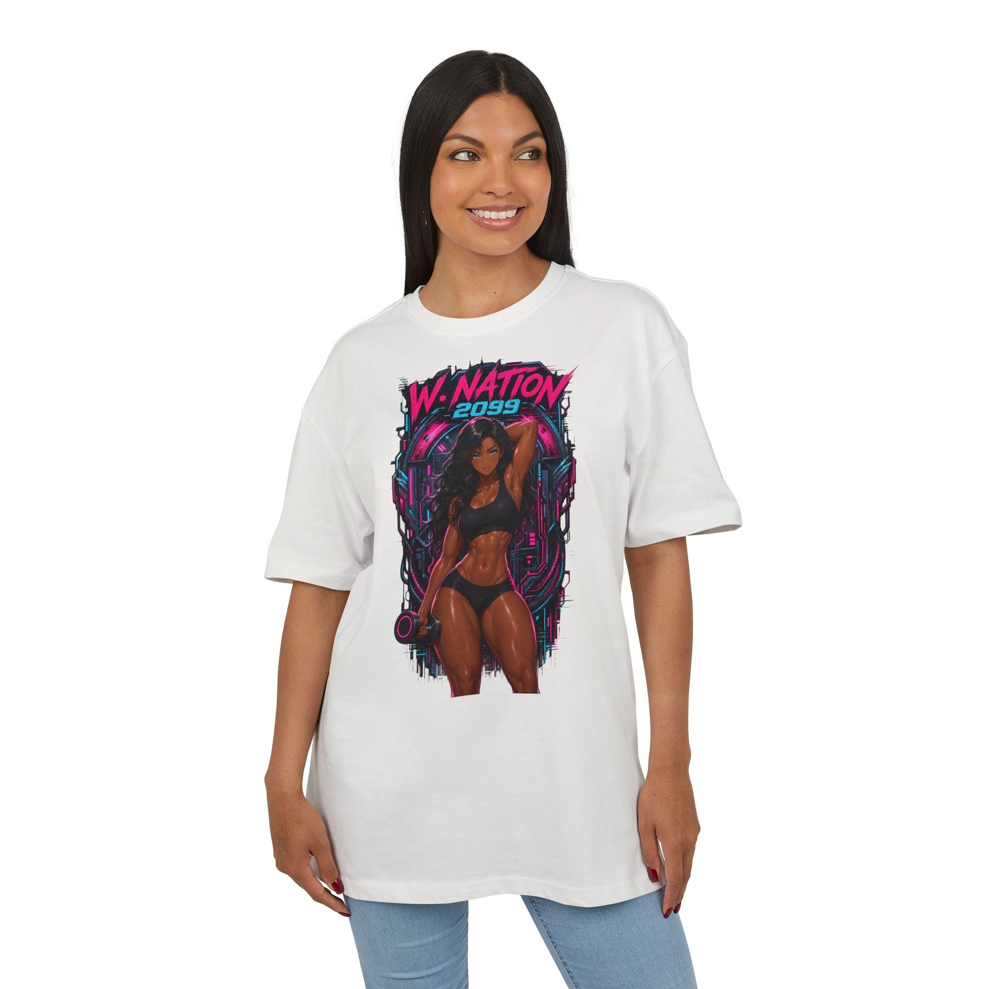 Vicki Heatwave Tee oversized cyberpunk anime T-shirt — product view 14 of 24