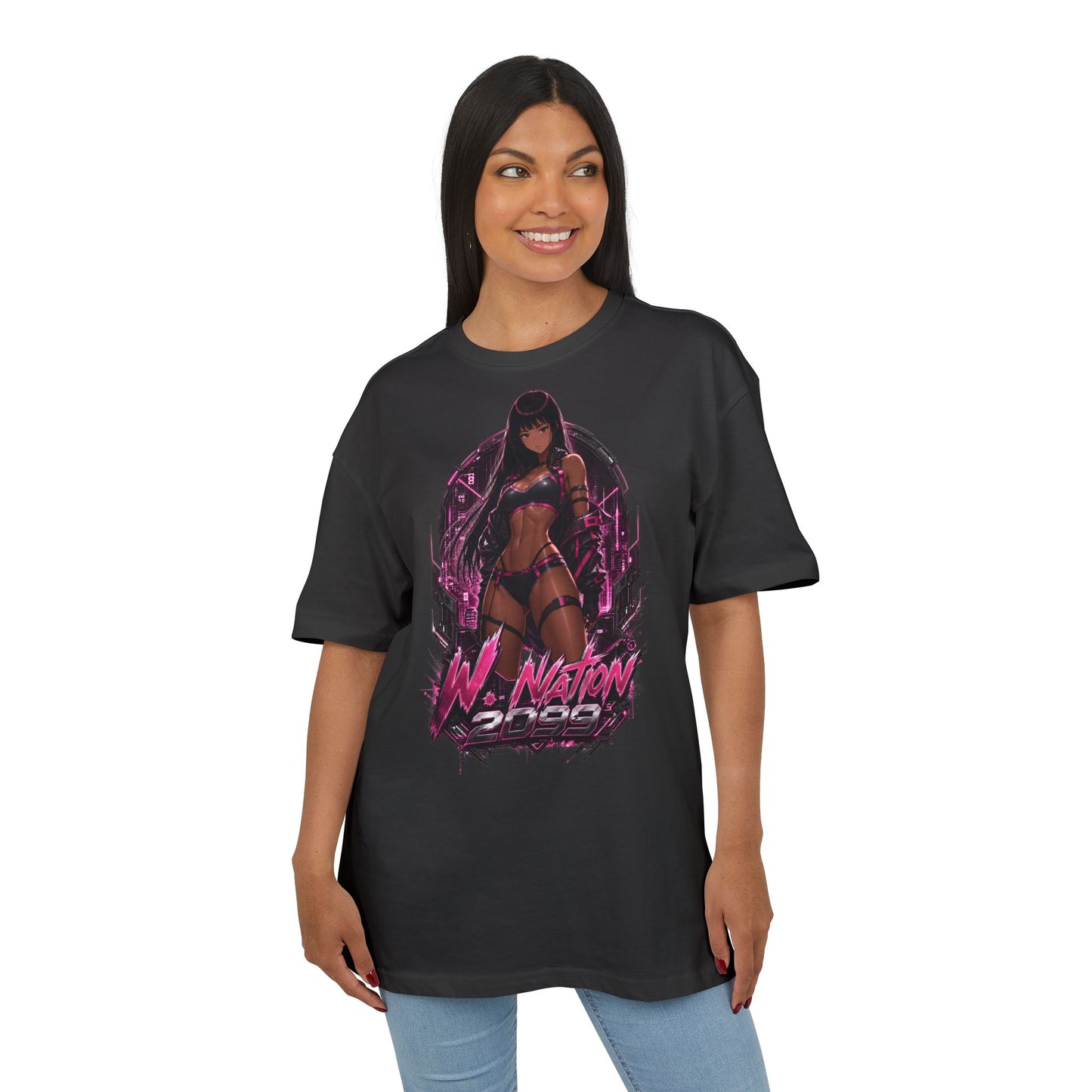 Vicki Plasma Tee oversized cyberpunk anime T-shirt — product view 11 of 24