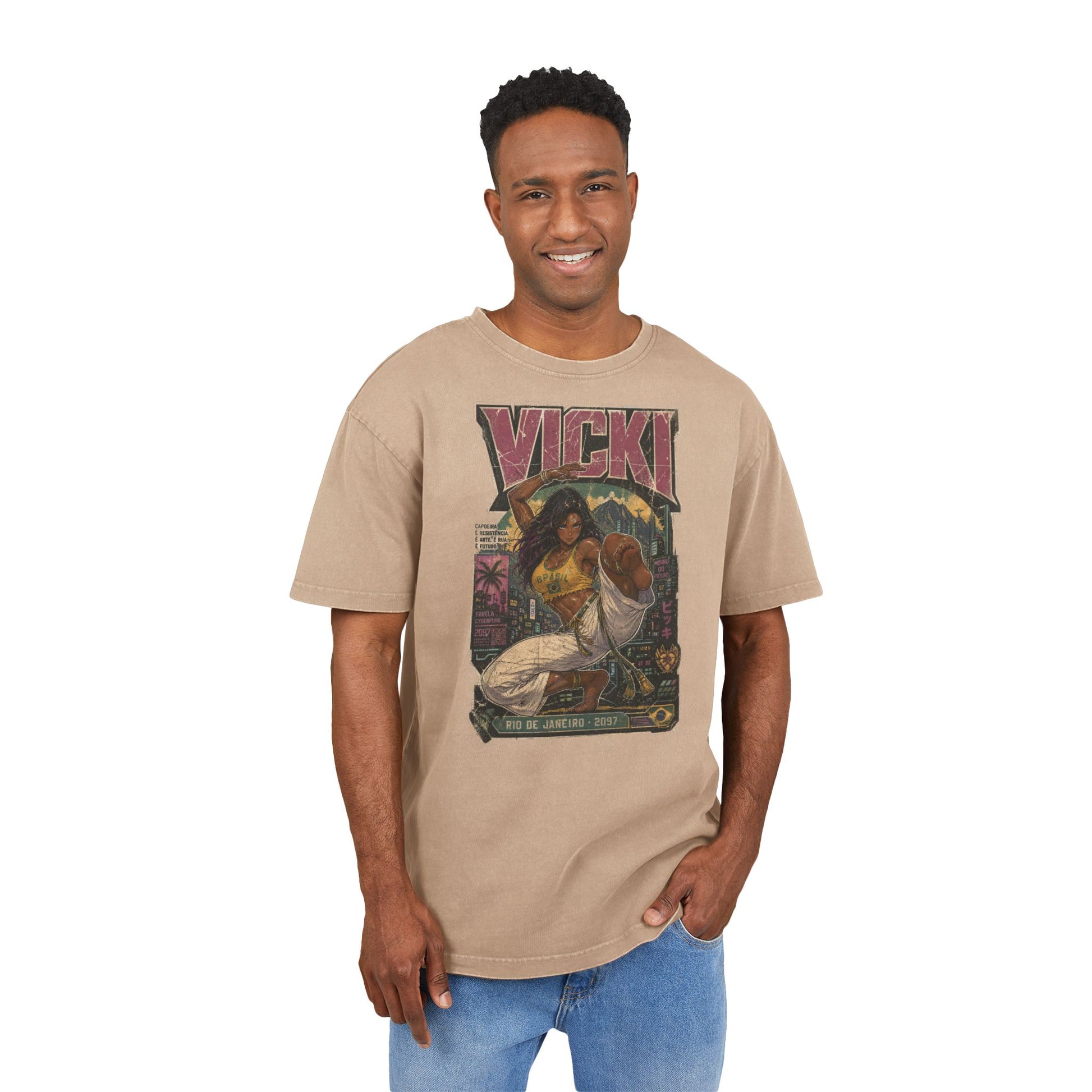 Vicki — Rio 2099 Acid-Wash Tee — product view 8 of 13