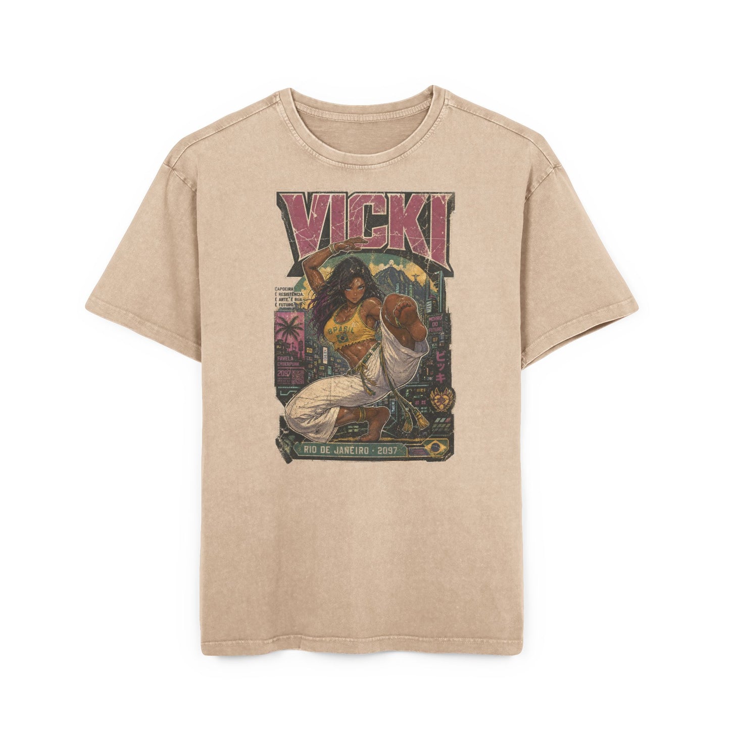 Vicki — Rio 2099 Acid-Wash Tee — product view 2 of 13