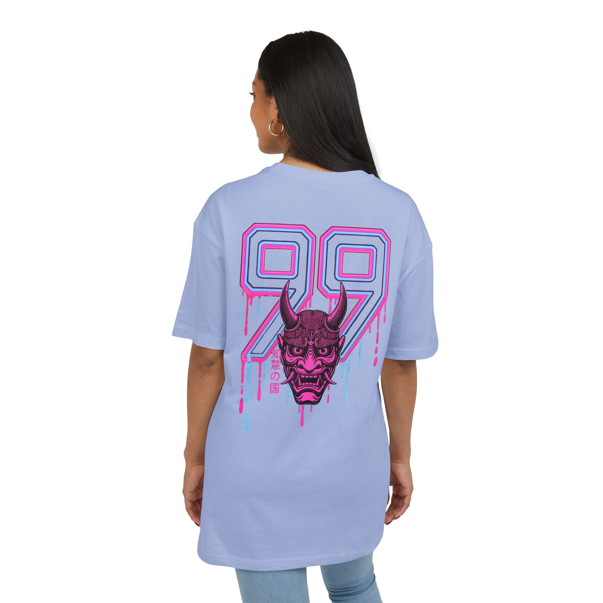 Kasia Ring Queen Tee oversized cyberpunk anime T-shirt — product view 18 of 24