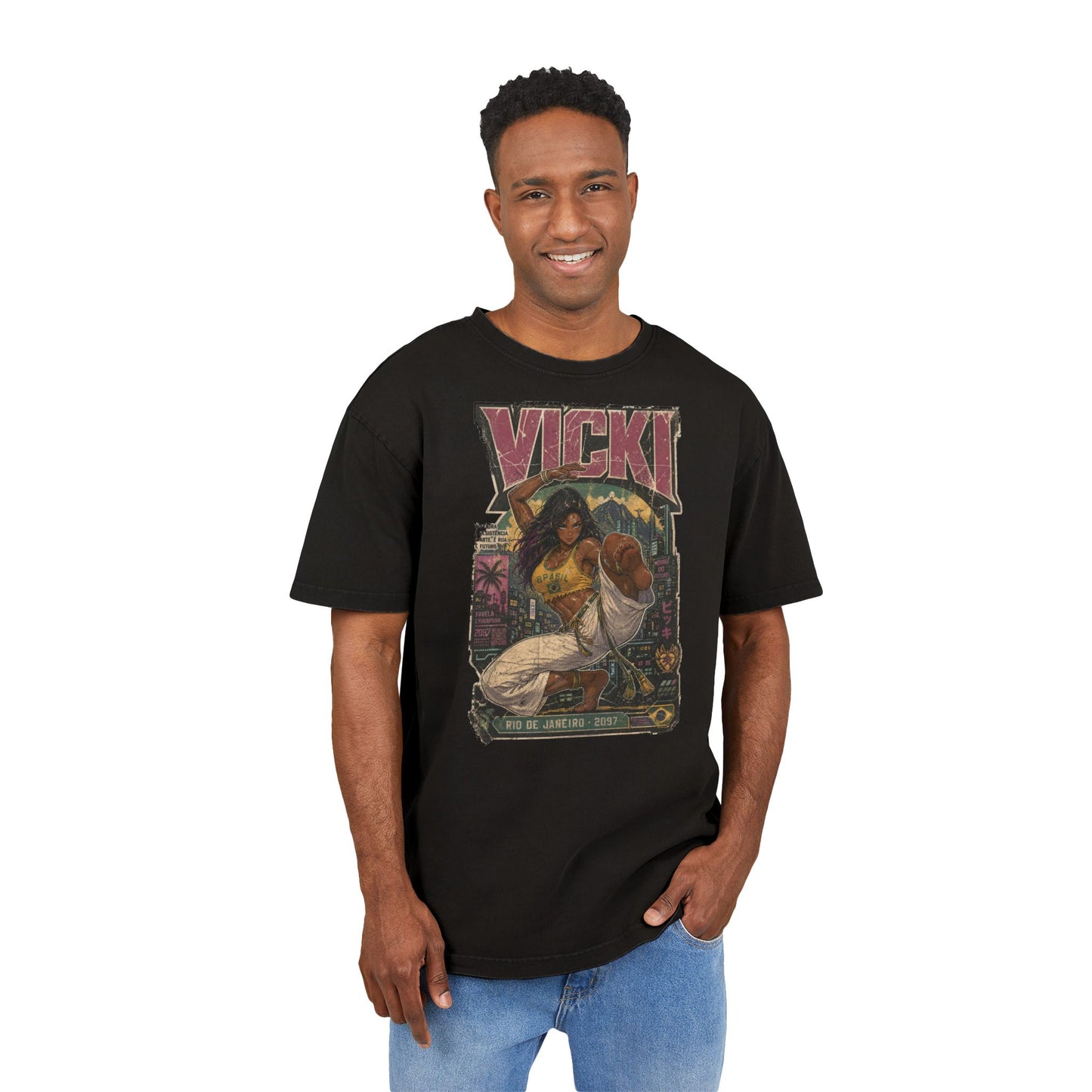 Vicki — Rio 2099 Acid-Wash Tee — product view 5 of 13