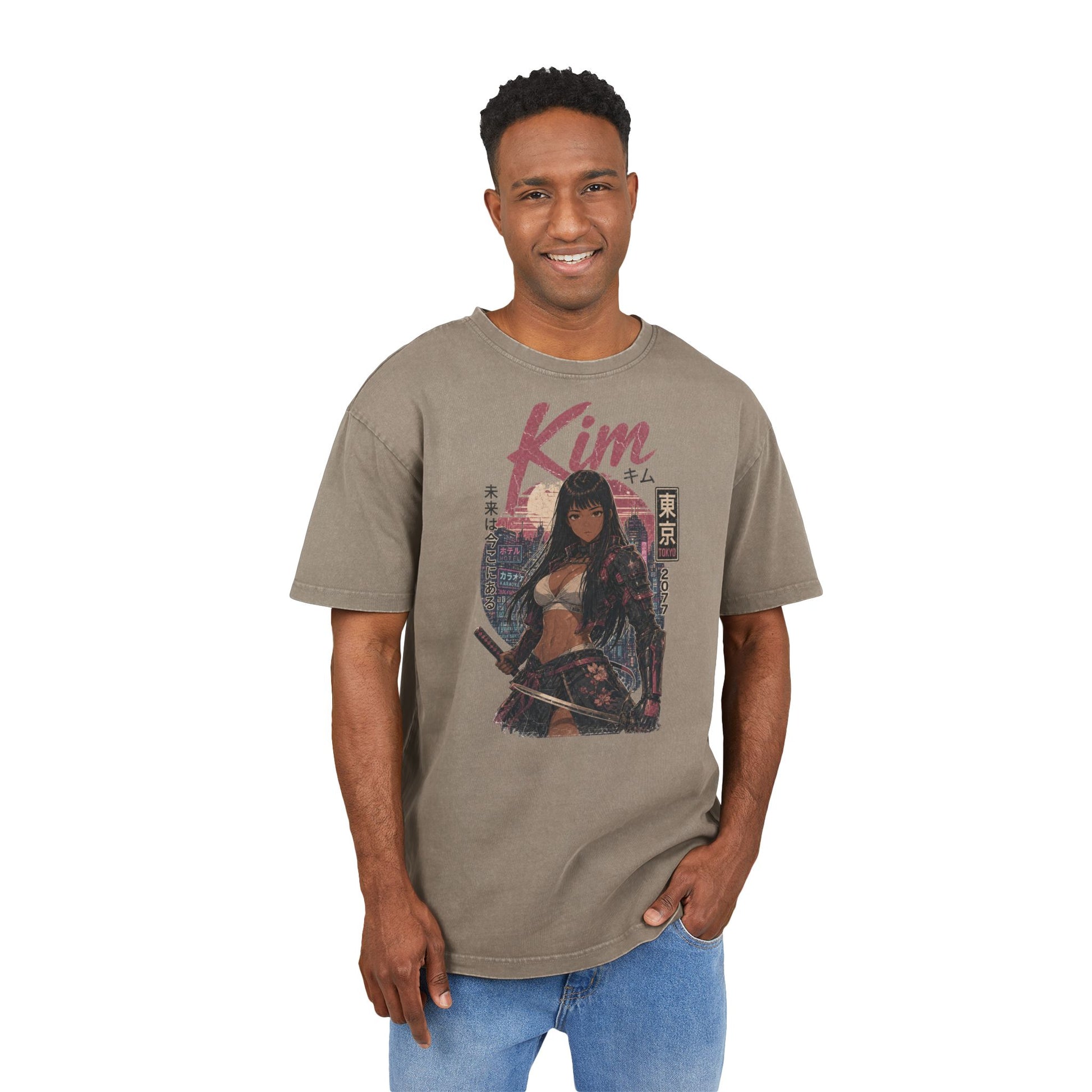 Kim — Fight Club 99 Acid-Wash Tee — product view 5 of 13