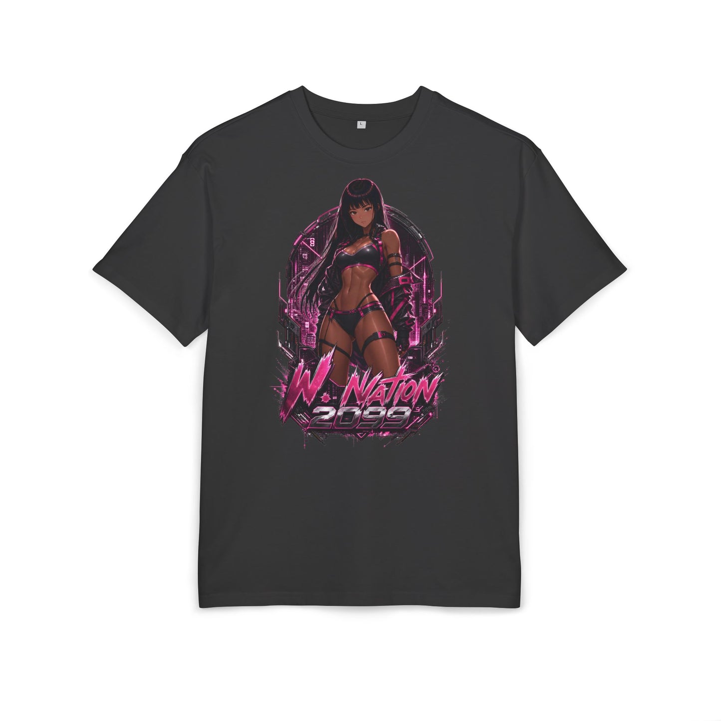 Vicki Plasma Tee oversized cyberpunk anime T-shirt — product view 2 of 24