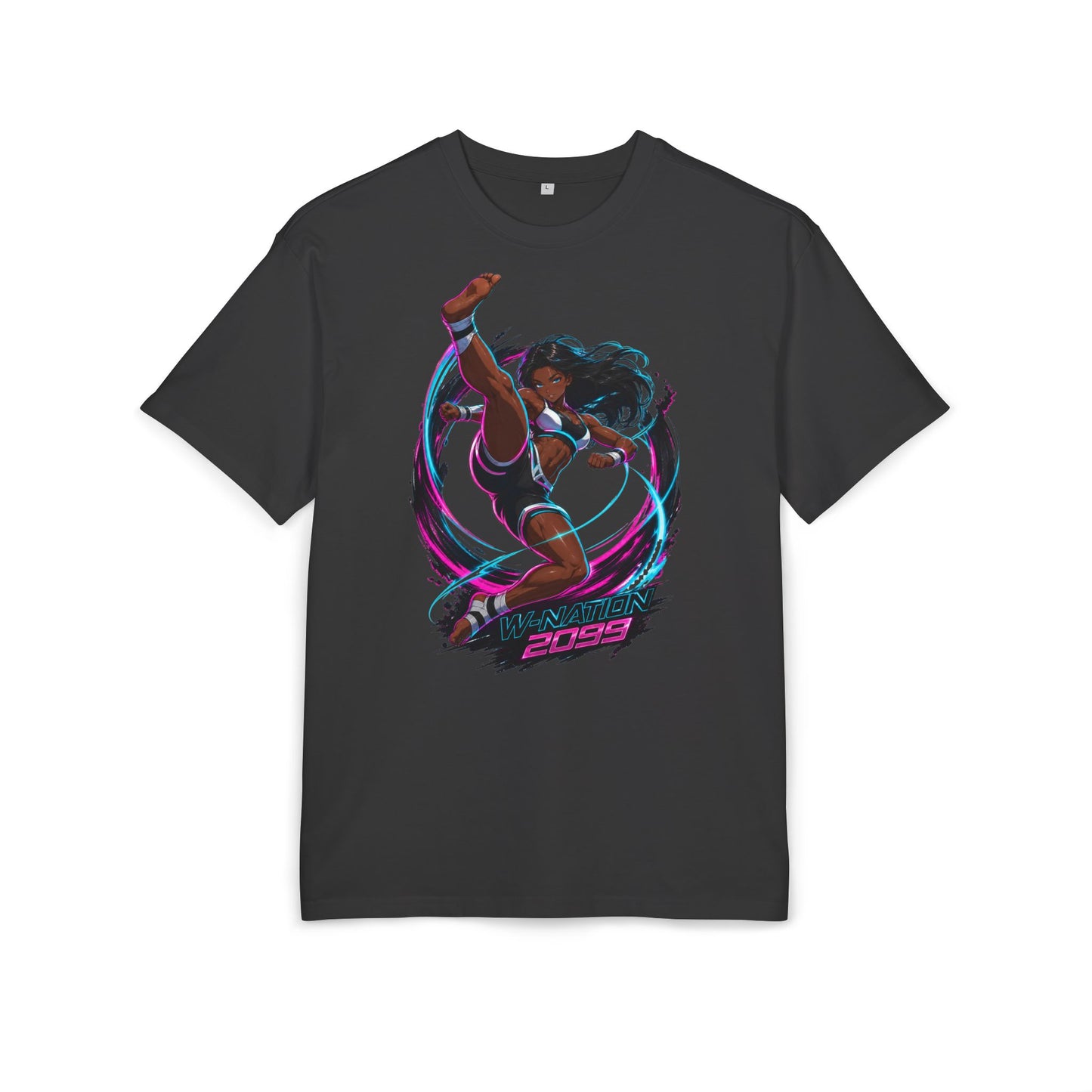Vicki Cyclone Kick Tee oversized cyberpunk anime T-shirt — product view 2 of 24