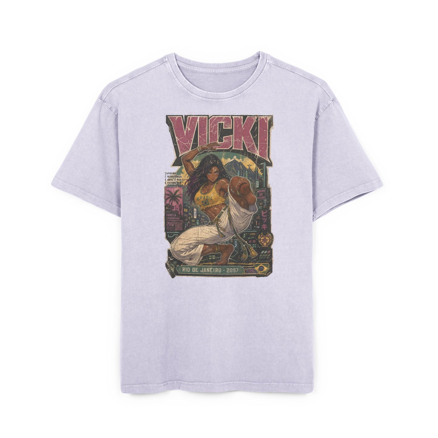 Vicki — Rio 2099 Acid-Wash Tee — product view 3 of 13