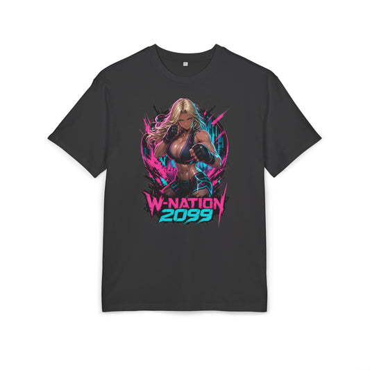 Kasia Neon Punch Tee oversized cyberpunk anime T-shirt — product view 2 of 24