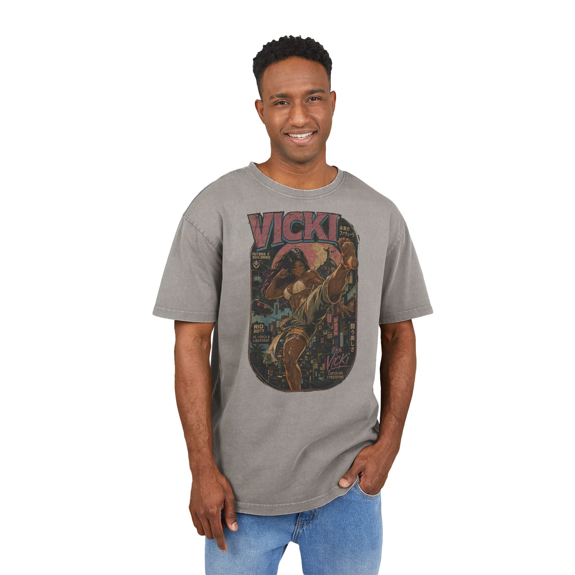 Vicki — Rio Flow Acid-Wash Tee — product view 11 of 13