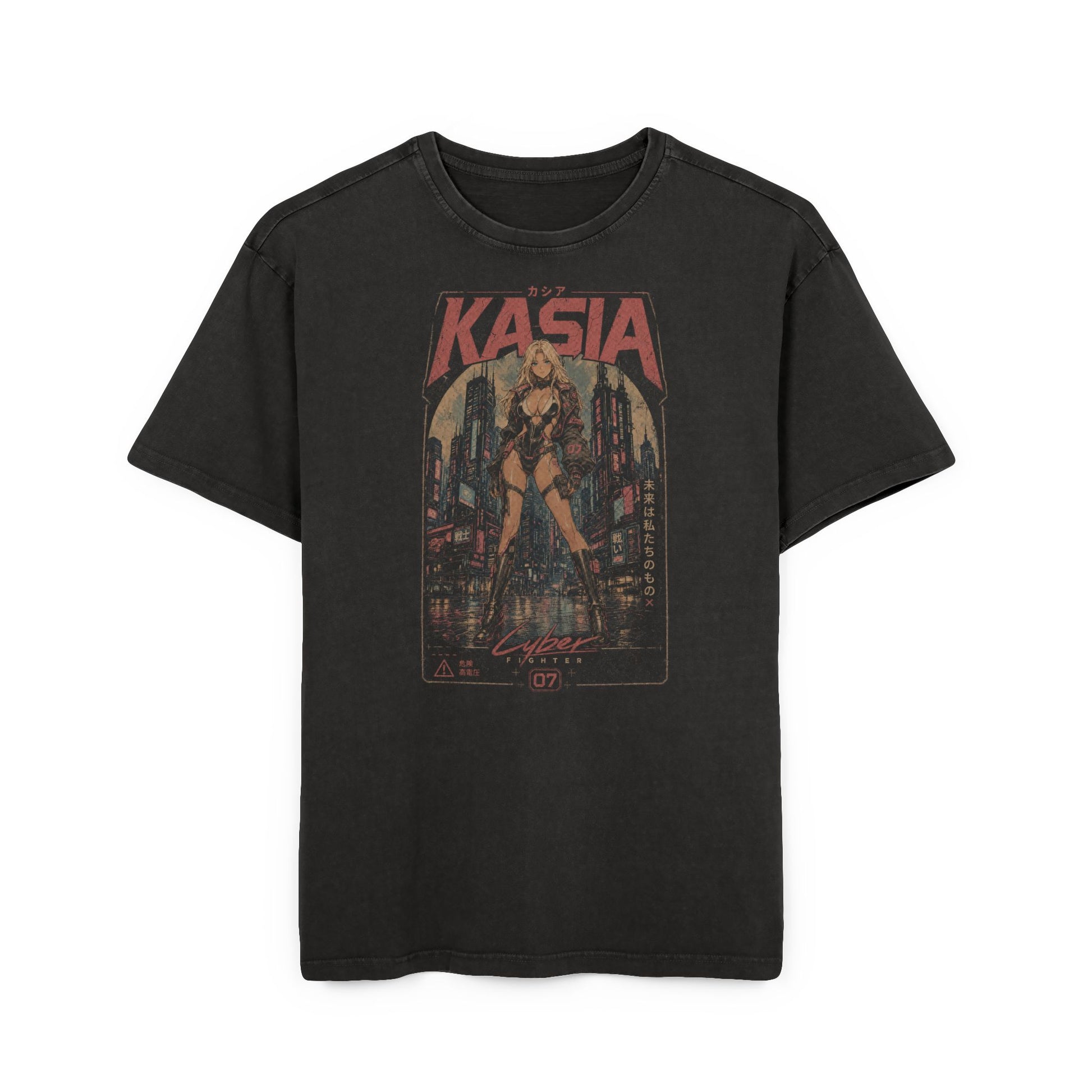 Kasia — Fight Club 99 Acid-Wash Tee — product view 3 of 13