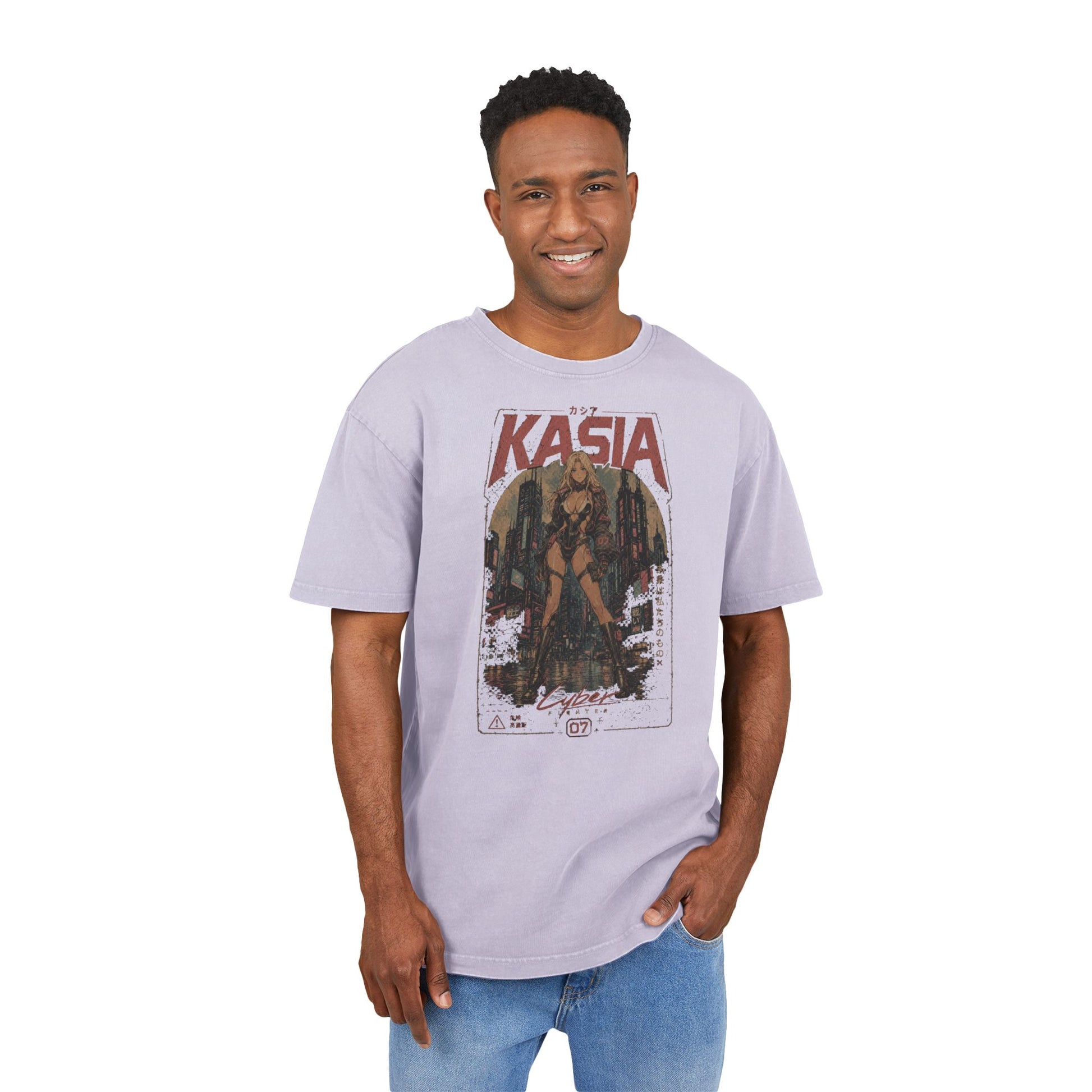 Kasia — Fight Club 99 Acid-Wash Tee — product view 5 of 13