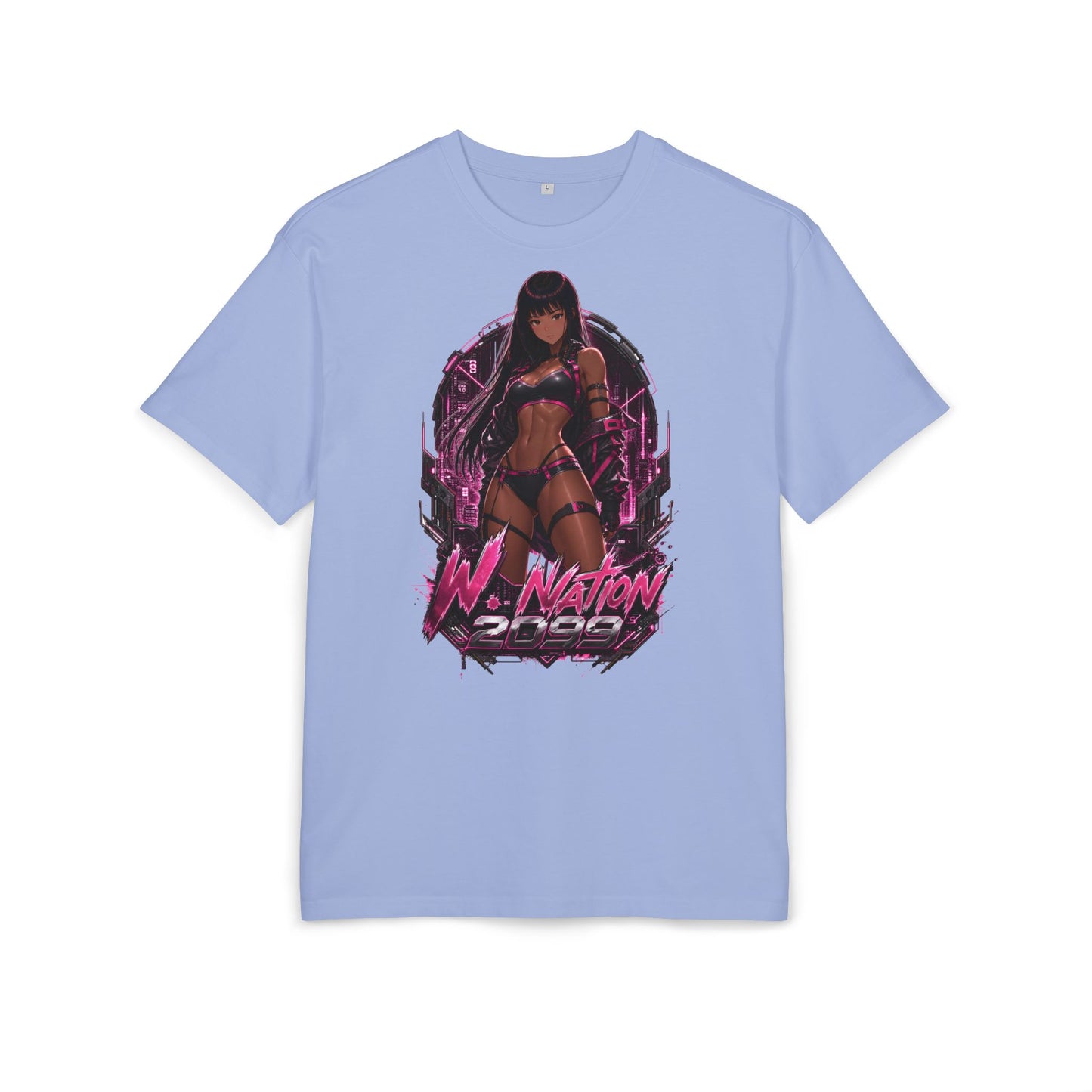 Vicki Plasma Tee oversized cyberpunk anime T-shirt — product view 4 of 24