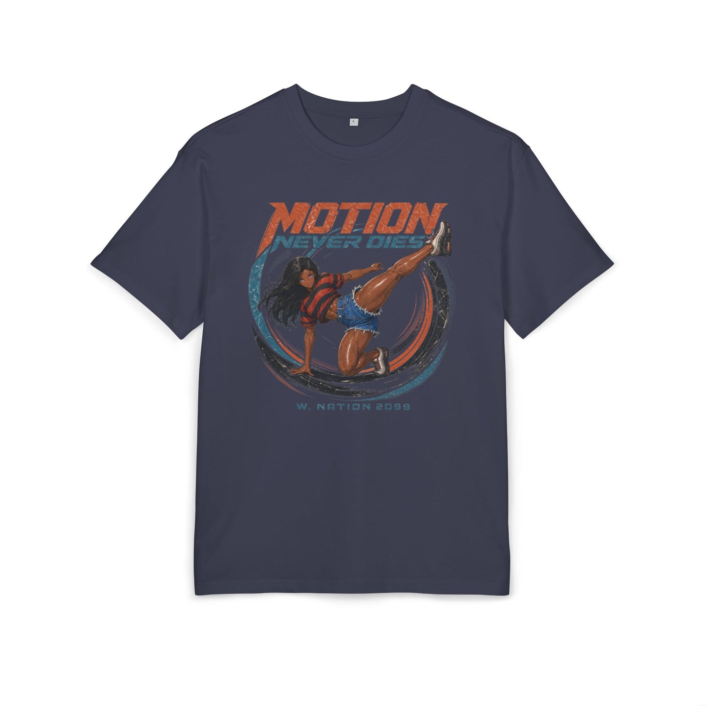 Vicki — Motion Never Rests Tee — product view 3 of 13