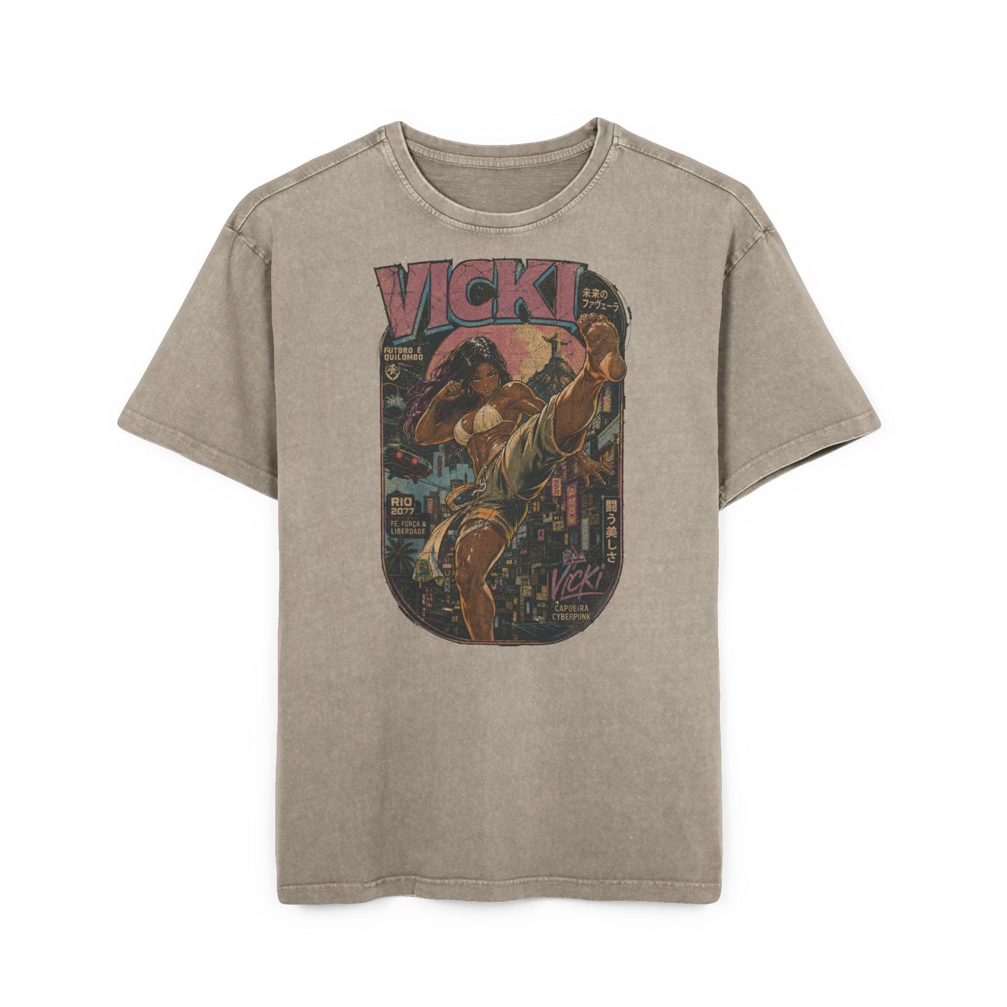 Vicki — Rio Flow Acid-Wash Tee — product view 2 of 13