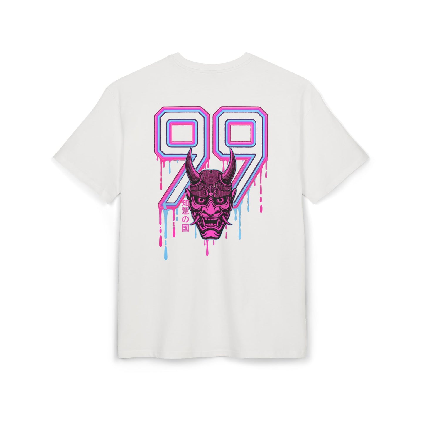 Kasia Neon Punch Tee oversized cyberpunk anime T-shirt — product view 13 of 24