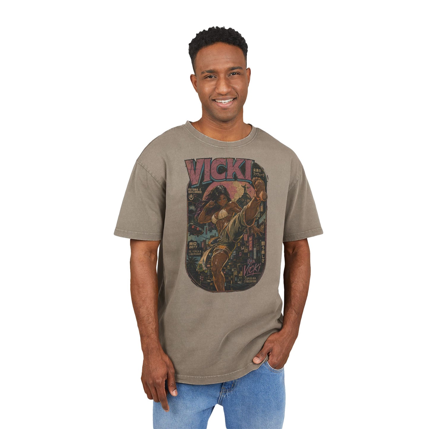Vicki — Rio Flow Acid-Wash Tee — product view 8 of 13