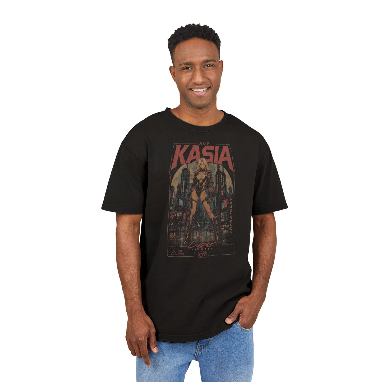 Kasia — Fight Club 99 Acid-Wash Tee — product view 11 of 13