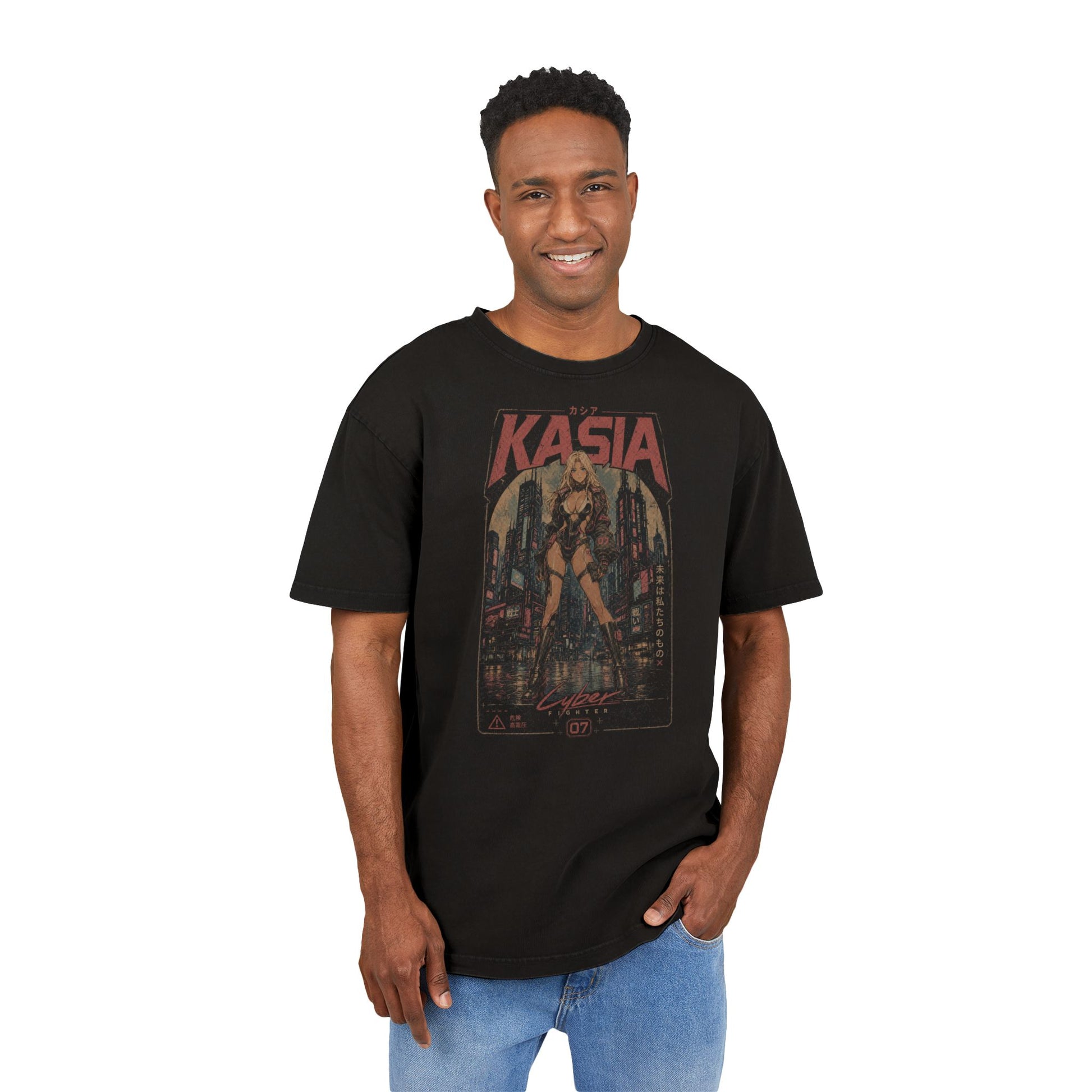 Kasia — Fight Club 99 Acid-Wash Tee — product view 11 of 13