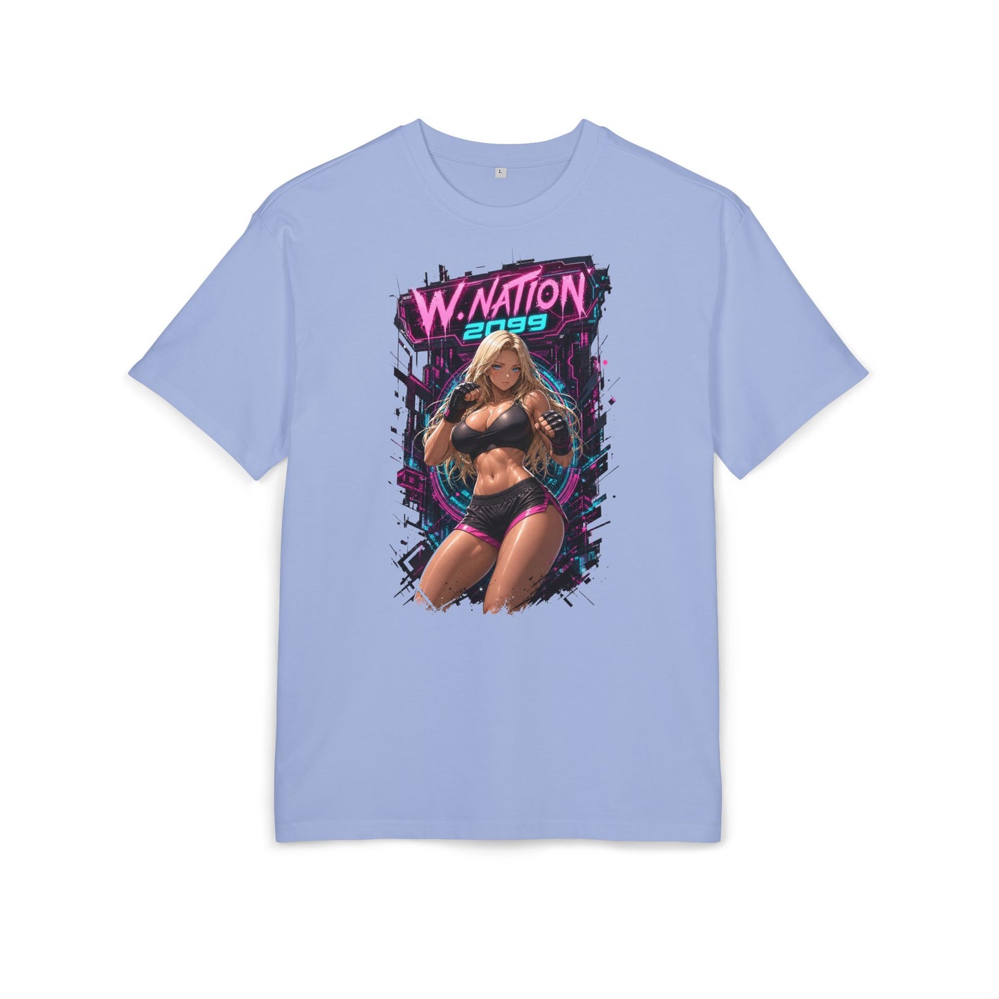 Kasia Ring Queen Tee oversized cyberpunk anime T-shirt — product view 4 of 24