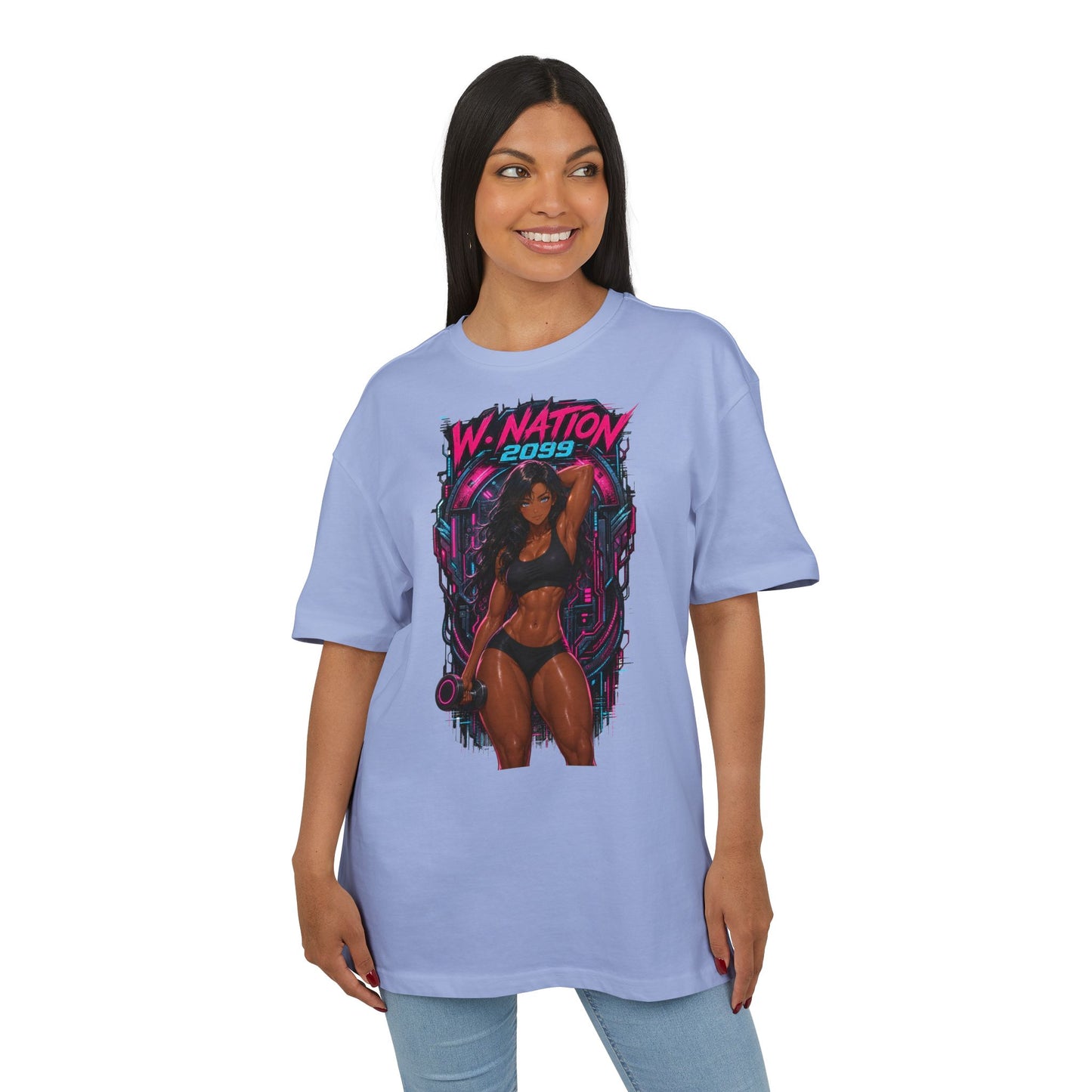 Vicki Heatwave Tee oversized cyberpunk anime T-shirt — product view 17 of 24
