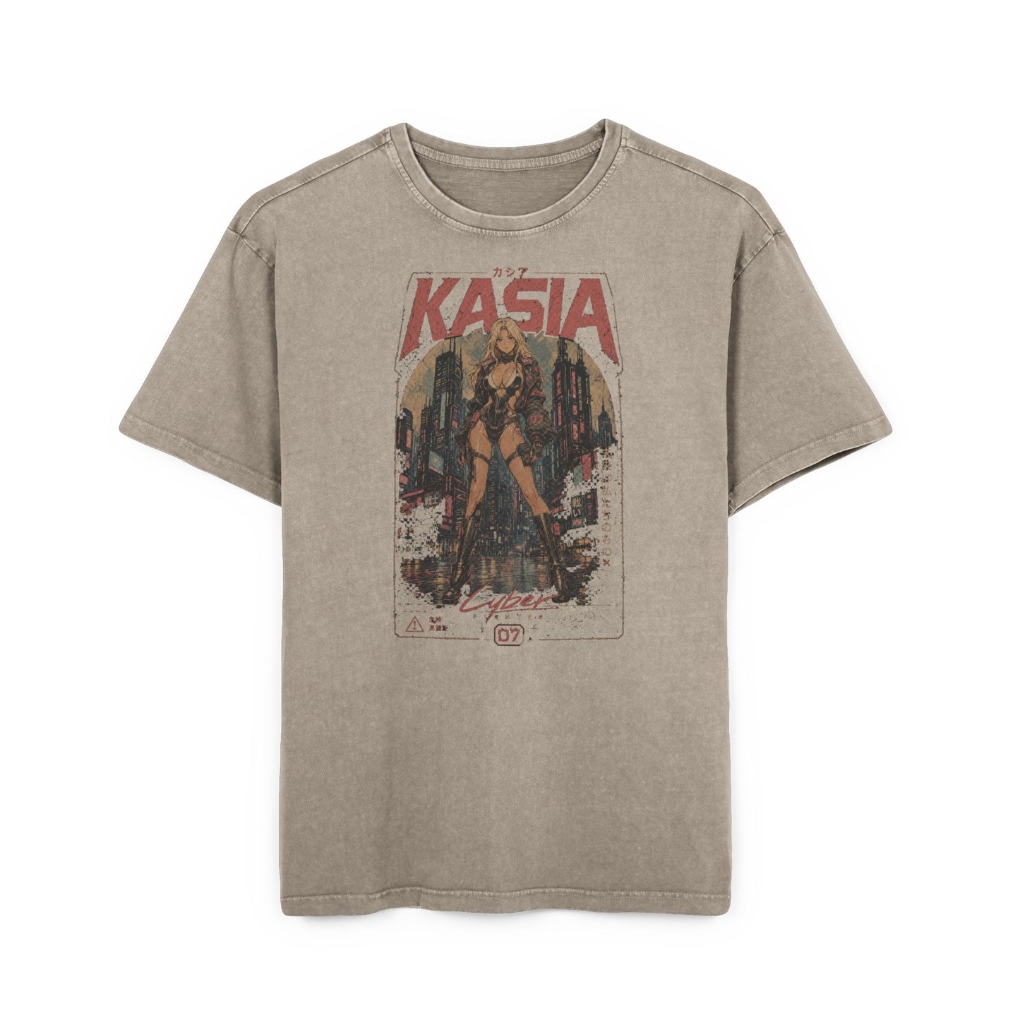 Kasia — Fight Club 99 Acid-Wash Tee — product view 2 of 13
